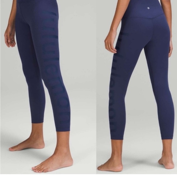 Lululemon Align High-Rise Pant 25" *Graphic Night Sea Size 4 W5EB7S - Picture 2 of 14